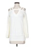 Boston Proper Ivory Long Sleeve Blouse Size XXS - photo 1