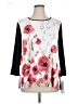 Alfred Dunner 100% Polyester Silver 3/4 Sleeve Blouse Size 1X - photo 1