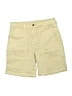 Crewcuts Solid Yellow Khaki Shorts Size 12 - photo 1