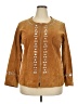 JL Studio 100% Polyester Brown Jacket Size 18 - photo 1