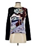 Maeve by Anthropologie Print Black Pullover Sweater Size XS - photo 1