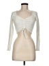 Zara Ivory Long Sleeve Top Size M - photo 1