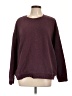 Lands' End Solid Burgundy Pullover Sweater Size L - photo 1