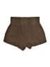Talentless Solid Brown Khaki Shorts Size S - photo 2
