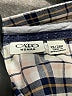 Cato 100% Cotton Plaid Ivory Long Sleeve Button-Down Shirt Size 26 - 28 - photo 7