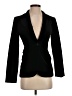 Zara Basic 100% Cotton Black Blazer Size 4 - photo 1