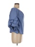AVA Blue 3/4 Sleeve Blouse Size M - photo 4