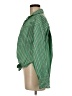 Etiquette 100% Polyester Stripes Green Long Sleeve Blouse Size M - photo 5