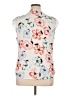 Candie's 100% Polyester Floral Ivory Sleeveless Blouse Size XL - photo 2