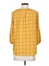 Olivia & Martin 100% Polyester Yellow 3/4 Sleeve Blouse Size S - photo 2