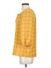 Olivia & Martin 100% Polyester Yellow 3/4 Sleeve Blouse Size S - photo 5