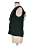 Ann Taylor 100% Polyester Green Sleeveless Blouse Size M - photo 5