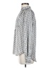 Dalia Collection 100% Polyester Polka Dots Silver Long Sleeve Blouse Size S - photo 5