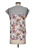MASON & BELLE 100% Polyester Gray Short Sleeve Top Size XS - photo 2