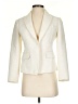 Theory 100% Cotton Solid Ivory Blazer Size 0 - photo 1
