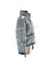 Old Navy 100% Nylon Metallic Silver Snow Jacket Size M - photo 4