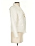 Theory 100% Cotton Solid Ivory Blazer Size 0 - photo 4