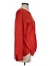 Ann Taylor 100% Polyester Red Long Sleeve Blouse Size S - photo 4