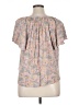 Chaps 100% Viscose Paisley Gray Short Sleeve Blouse Size XL - photo 2