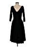 Unique Vintage Solid Black Cocktail Dress Size M - photo 2