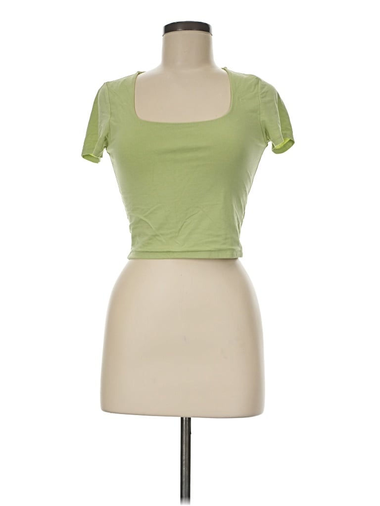 Pre-owned Ambiance Short Sleeve T-shirt In Green