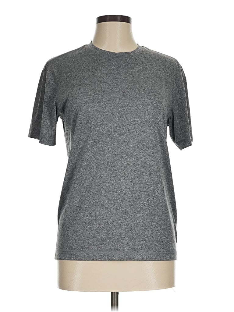 Pre-owned Assorted Brands Active T-shirt In Gray