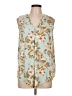 Emery Rose Teal Sleeveless Blouse Size L - photo 1