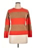 French Connection Color Block Orange Pullover Sweater Size XL - photo 1