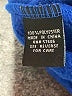 New Look 100% Polyester Blue Pullover Hoodie Size L - photo 8