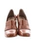 M. Gemi 100% Leather Brown Heels Size 8 1/2 - photo 2