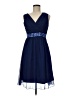 Assorted Brands 100% Polyester Blue Cocktail Dress Size M - photo 1