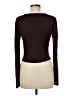 ALLSAINTS Burgundy Long Sleeve Top Size M - photo 2