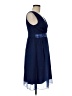 Assorted Brands 100% Polyester Blue Cocktail Dress Size M - photo 4