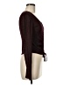 ALLSAINTS Burgundy Long Sleeve Top Size M - photo 4