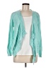 Democracy Teal Cardigan Size M - photo 1