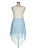 rue21 100% Polyester Color Block Blue Cocktail Dress Size XL - photo 2