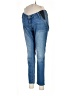 Isabel Maternity Color Block Blue Jeans Size 8 Maternity - photo 1