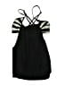 Unbranded Stripes Black Swimsuit Top Size L - photo 1