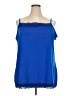 Fashion Bug Blue Sleeveless Top Size 3X - photo 1