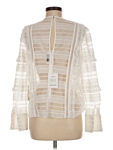 Self-Portrait Lace Blouse (view 2)