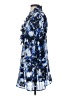 Sunny Leigh 100% Polyester Print Blue Cocktail Dress Size S - photo 5