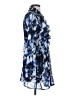 Sunny Leigh 100% Polyester Print Blue Cocktail Dress Size S - photo 4