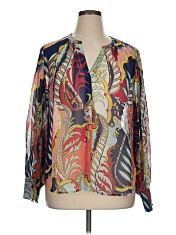 Chico's Long Sleeve Blouse (view 1)