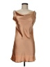 Polly 100% Polyester Solid Tan Cocktail Dress Size 6 - photo 1