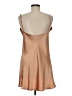 Polly 100% Polyester Solid Tan Cocktail Dress Size 6 - photo 2