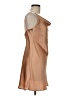 Polly 100% Polyester Solid Tan Cocktail Dress Size 6 - photo 4