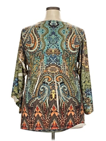Cato 3/4 Sleeve Blouse (view 2)