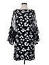 Ann Taylor 100% Polyester Black Casual Dress Size 4 - photo 1