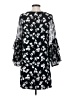 Ann Taylor 100% Polyester Black Casual Dress Size 4 - photo 2