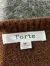 Forte Brown Pullover Sweater Size M - photo 7